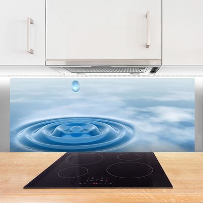 Kuchyňský skleněný panel Voda Umění