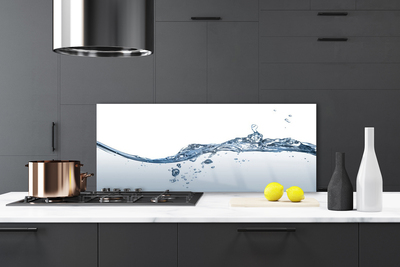 Kuchyňský skleněný panel Voda Umění