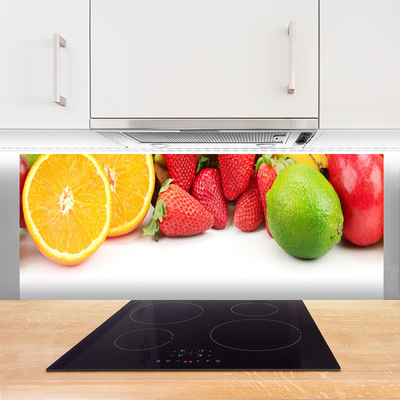 Kuchyňský skleněný panel Ovoce Kuchyně