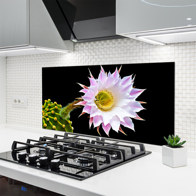 Kuchyňský skleněný panel Květ