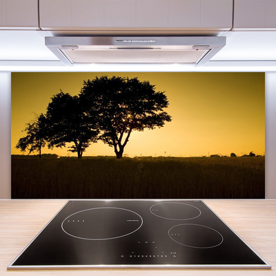 Kuchyňský skleněný panel Stromy Příroda Rostlina