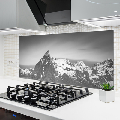 Kuchyňský skleněný panel Hory Krajina