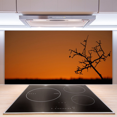 Kuchyňský skleněný panel Strom umění