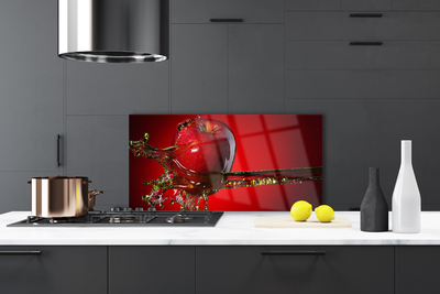Kuchyňský skleněný panel Jablko Voda Kuchyně