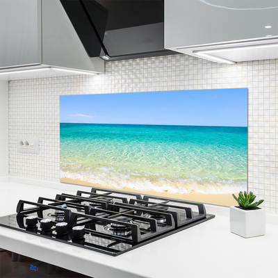 Kuchyňský skleněný panel Moře Krajina