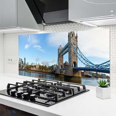 Skleněné obklady do kuchyně Most Londýn Architektura