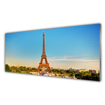Skleněné obklady do kuchyně Eiffelová Věž Paříž