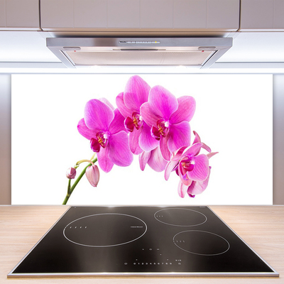 Skleněné obklady do kuchyně Vstavač Květ Orchidej