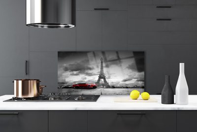 Skleněné obklady do kuchyně Eiffelova Věž Paříž Výhled