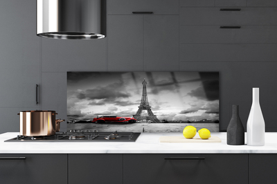 Skleněné obklady do kuchyně Eiffelova Věž Paříž Výhled