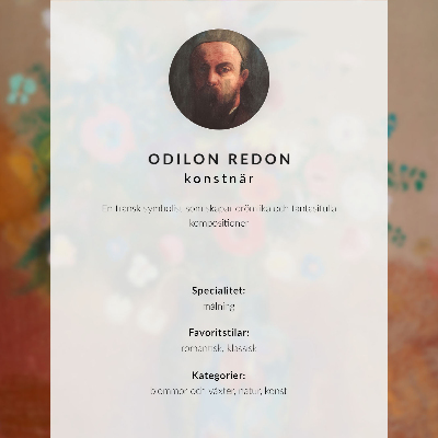 Plakát Kytice květin (1900—1905) od Odilona Redona