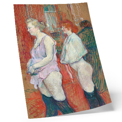 Plakátový obraz Rue des Moulins (1894) obraz s vysokým rozlišením od Henri de Toulouse-Lautrec