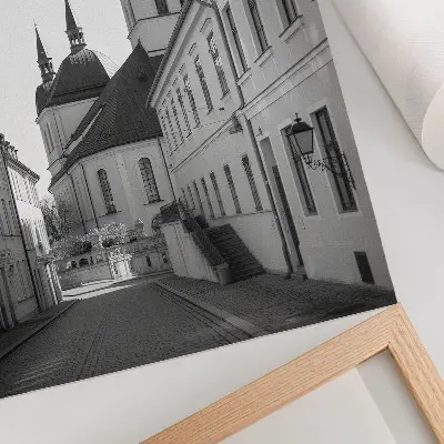 Nástěnný plakát s motivem historických budov, elegance a architektonických detailů