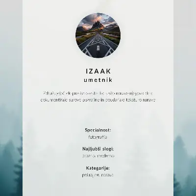 Plakátový obraz jemný mlžný les s ptákem vysoko nad stromy