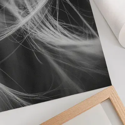 Plakát na zeď jemné linie v moderním abstraktním stylu