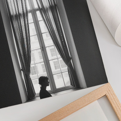 Plakátový obraz Monochromatická hra světla a stínu