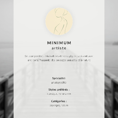 Plakátový obraz Černobílé molo klidná voda minimalistická krajina