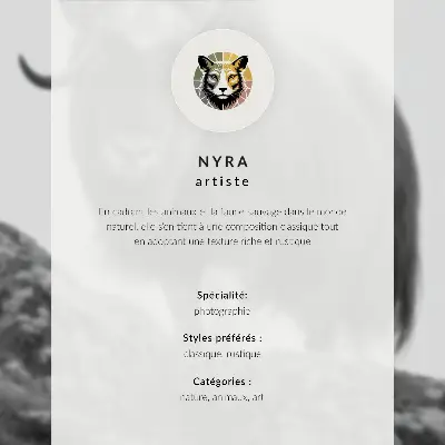 Nástěnný plakát černo-bílá zvířata v syrovém stylu přírodní elegance