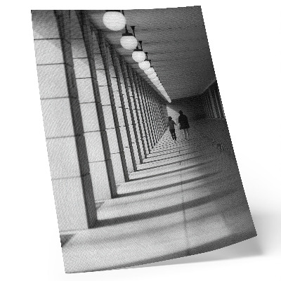 Plakát Symetrie dlouhých stínů moderní architektury