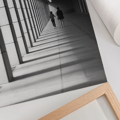 Plakát Symetrie dlouhých stínů moderní architektury
