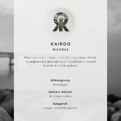 Plakát na zeď klidná krajina s mostem u skalnaté pláže pod šedou oblohou