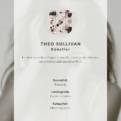 Plakát Postava v helmě, klasický realistický styl