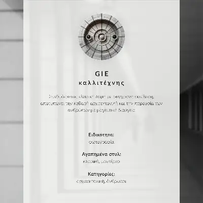 Nástěnný plakát krémová fasáda s černobílými okny v klasickém stylu