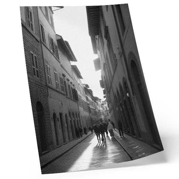 Dekorativní plakát Monochromatické kouzlo historické ulice