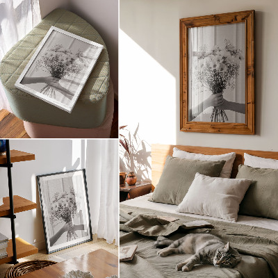 Plakát Jemné květiny minimalismus elegance jemnost