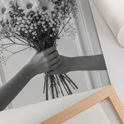 Plakát Jemné květiny minimalismus elegance jemnost
