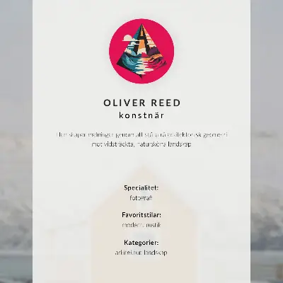 Nástěnný plakát minimalistický motiv oranžového domu a zasněžených hor s rámem
