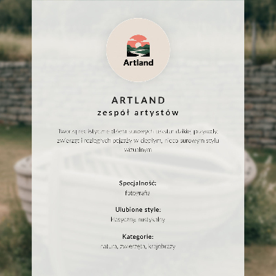 Plakát na zeď Minimalistická krása v přírodním prostředí