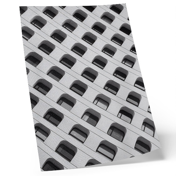 Plakát na zeď Minimalistická fasáda plná opakujících se tvarů