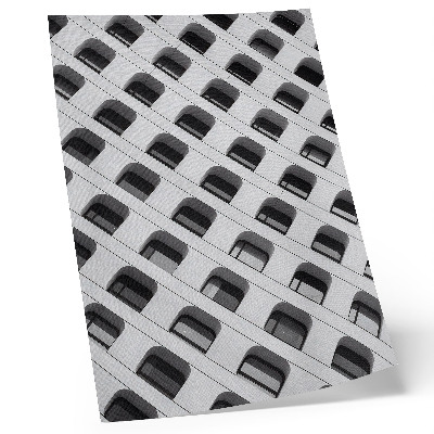 Plakát na zeď Minimalistická fasáda plná opakujících se tvarů