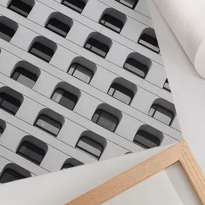 Plakát na zeď minimalistická fasáda s opakujícími se tvary