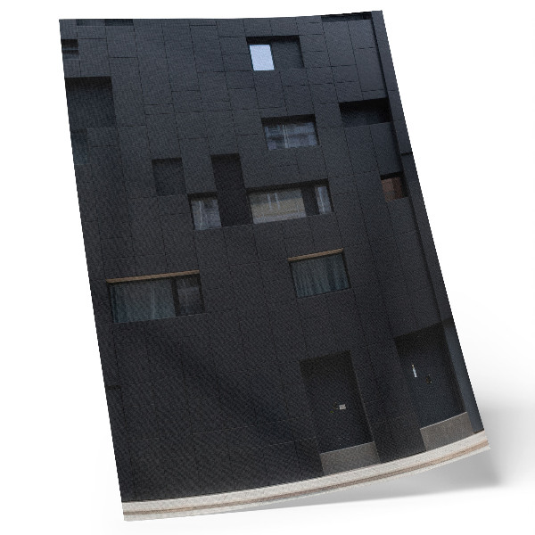 Nástěnný plakát Minimalistická fasáda, harmonie geometrických tvarů