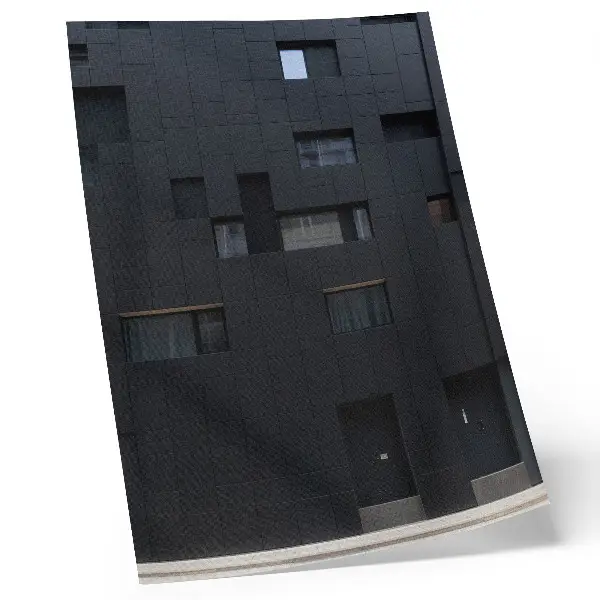Nástěnný plakát minimalistická fasáda s harmonií geometrických tvarů