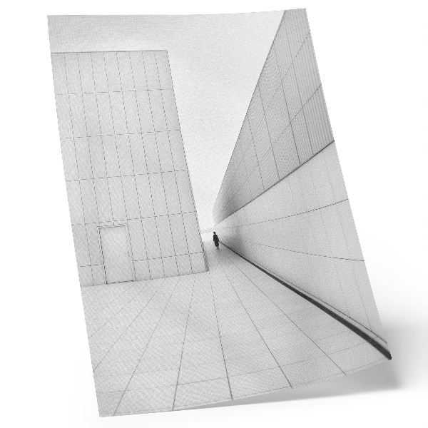 Plakátový obraz Minimalistická geometrická architektura