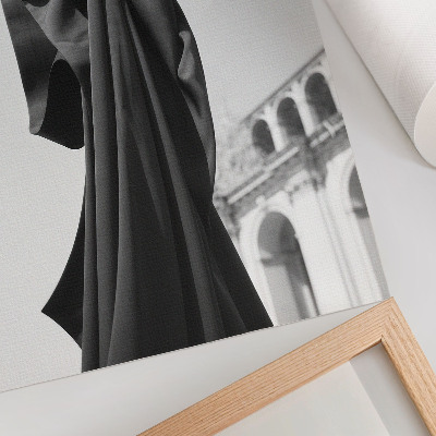 Nástěnný plakát Minimalistická architektura složené látky