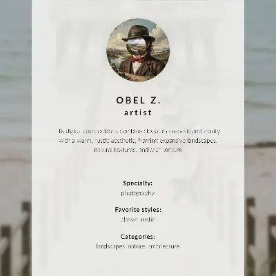 Plakátový obraz dřevěná cedule s horskou krajinou v černobílém provedení