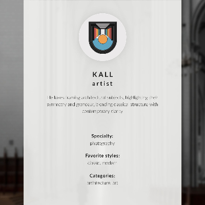 Plakát na zeď Působivé detaily kopule klasické architektury