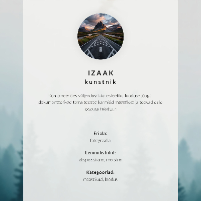 Nástěnný plakát Abstraktní linie řeky v odstínech modré