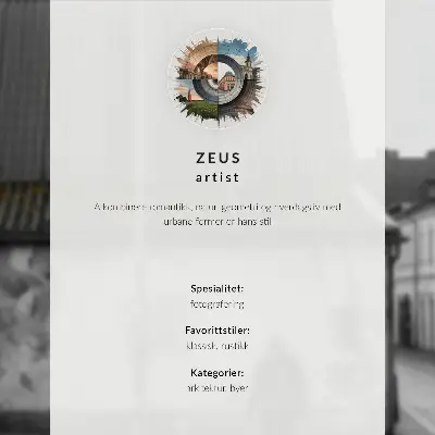Nástěnný plakát barevné činžovní domy s duhou na zatažené obloze