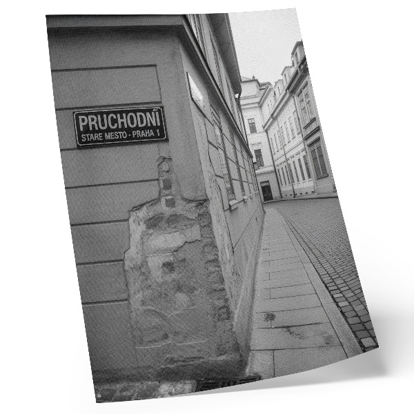 Nástěnný plakát Fasády starých budov, architektonické detaily