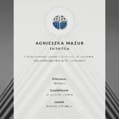 Dekorativní plakát věž s karuselem v minimalistickém stylu