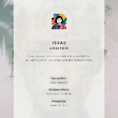 Plakát na zeď profil obličeje s dynamickými moderními liniemi