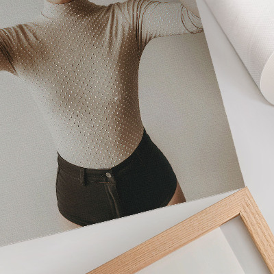 Plakát na zeď Retro elegance cylindr jemnost minimalismus