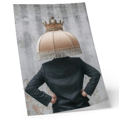 Plakát Rafinované stínidlo, elegantní oblek, kontrast textur