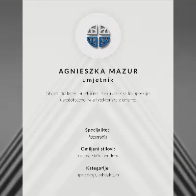 Dekorativní plakát minimalistická architektura s pastelovými oblouky moře