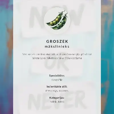 Plakát černá graffiti písmena na bílém kontrastním pozadí